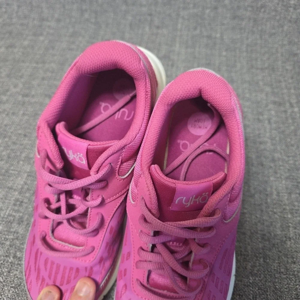 RYKA Rae Sneakers Women's 8 Pink Rose Memory Foam Low Top